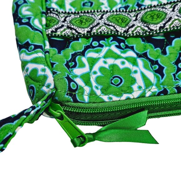 Liz & Co Quilted Green Purse Bohemian Bag Grannycore Beach Mandala Washable - Picture 16 of 16